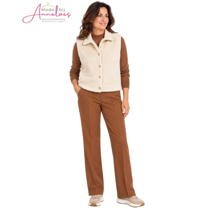 Leona Pantalon Tatum 1601 Kastanje Leona Pantalon Tatum 1601 Kastanje